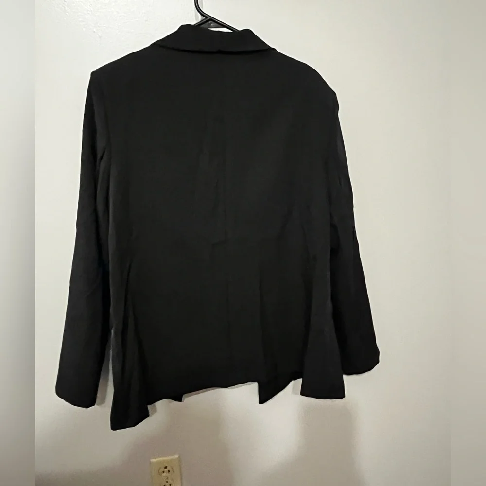 Classic Black Women's Suit Jacket XXL - Picture 2 of 8